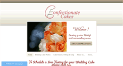 Desktop Screenshot of confectionatecakes.com